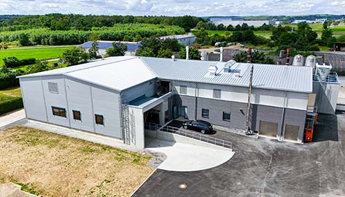 3D Visualisierung Milchverarbeitung Fabrikgelände